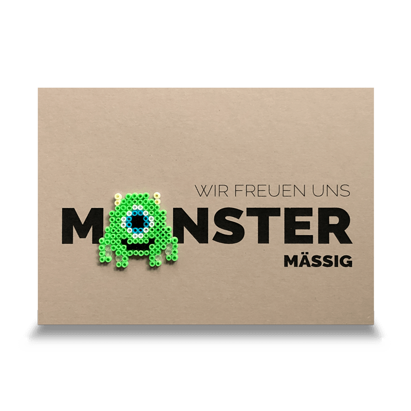 Postkarte Monster