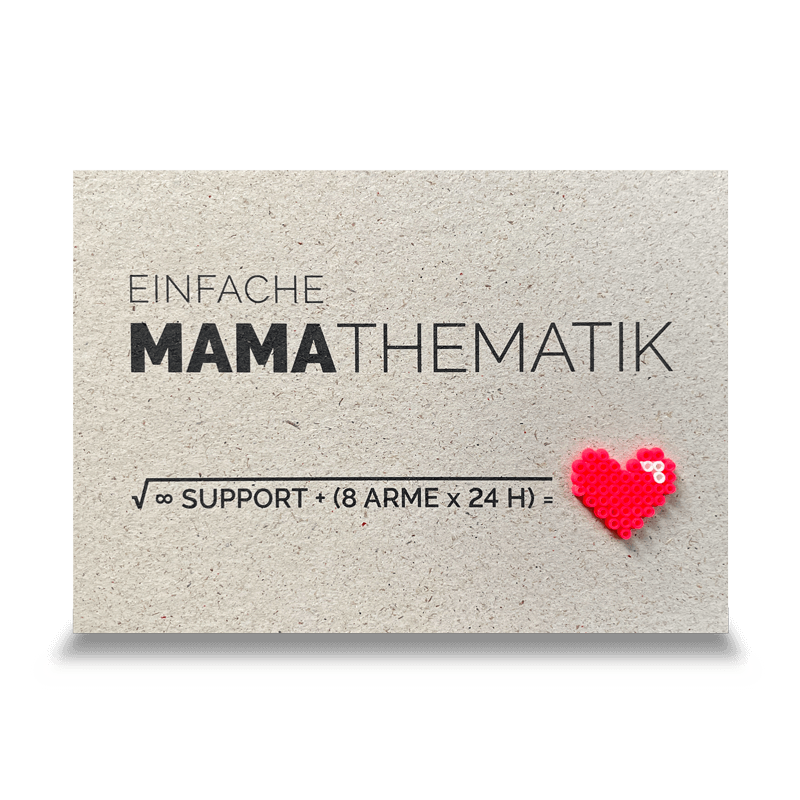Postkarte Mamathematik