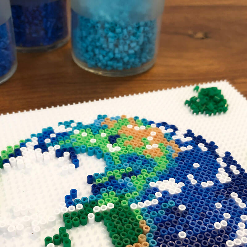 Pixel-Planet: Erde